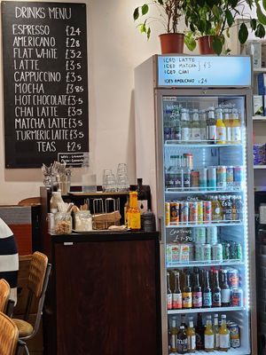 Drinks Menu at Chick Pea  in Oxford