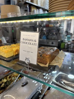 Some vegan cakes …. Although too full to try this time  at Chick Pea  in Oxford