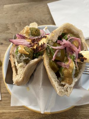Falafel & Hummus Pitaa  at Chick Pea  in Oxford