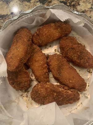 Jerk vegan chkn wings  at Heavenly Wings in Frederick