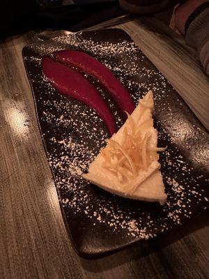 Lemon cheeze cake 😋  at Reishi Plant Kitchen in Worcester