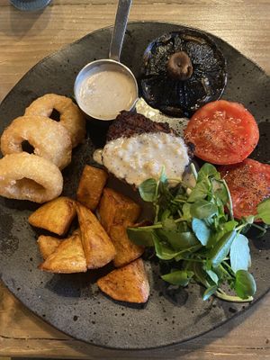 Steak au poivre   at Reishi Plant Kitchen in Worcester
