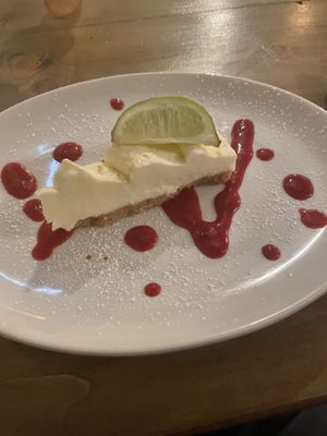 Key lime pie   at Reishi Plant Kitchen in Worcester