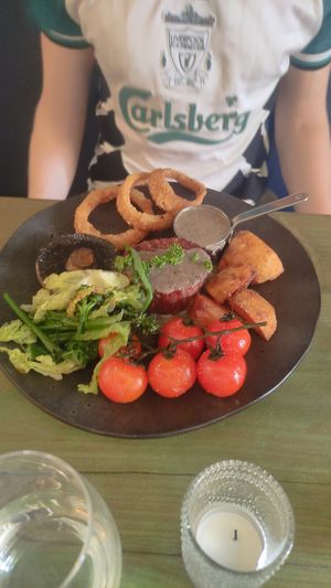 Steak at Reishi Plant Kitchen in Worcester