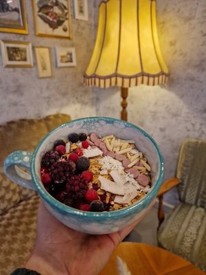 Porridge .. mhh.. at Pack & Schnack in Niebuell