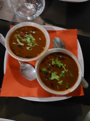 Black beans at DuFogo Take Away in Santa Maria