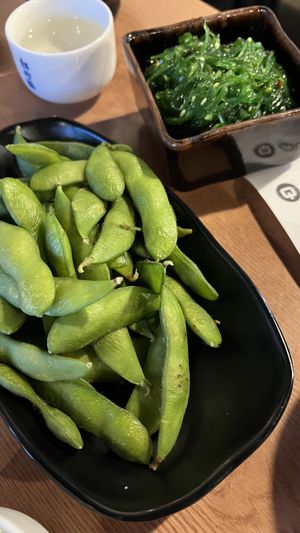 Edamame and Seaweed salad  at Ramen Tekapo in Lake Tekapo