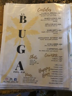   at La Buga Pizza Bar in Izabal