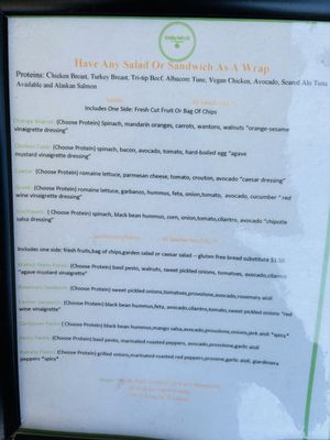 Menu  at Something Healthy Cafe in Sierra Madre