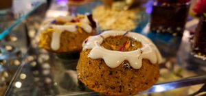 Little cakes  at Living Room Bar in Brisbane