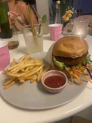 Burger was ok - but patty very mushy   at Kynd Community - Canggu in Canggu