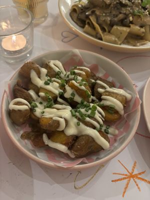 Fried chat potatoes   at Kynd Community - Canggu in Canggu