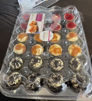 Bite-sized Mini cheesecakes   at Yummy SweetCakes in St Louis