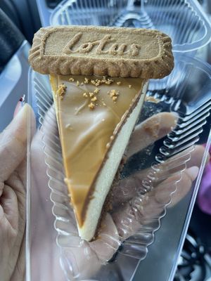 The vegan Biscoff cheesecake is amazing!!  at Yummy SweetCakes in St Louis