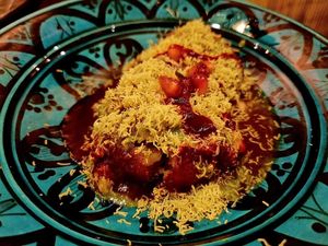 Ragda pattice at Bombay Naka in Staines-upon-thames