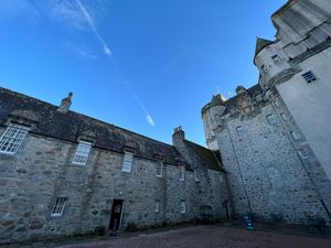 Tea room front  at Castle Fraser Tearoom in Inverurie