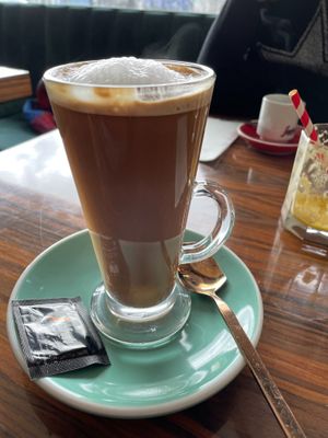 Coffee and coconut milk at Perth in Santa Maria Da Feira