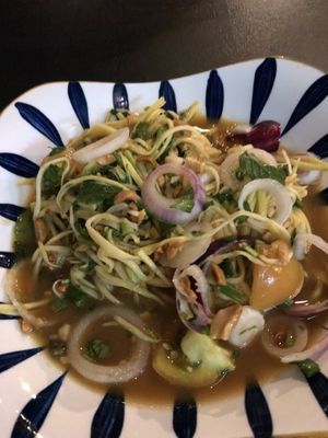 Green mango salad   at ThaiPhoon & Kalye 42 by Thai-Phoon in Bantayan Island