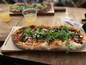   at Pizzatopia  in Krakow