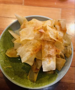 Edamame hummus  at Uchiba Dallas in Dallas