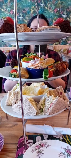 Vegan afternoon tea for 2 was amazing highly recommended at The Lounge Paradise Tearooms And Bar in Goole