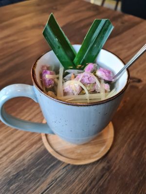 Rose Ginger Tea at Vegan 87 in Berlin