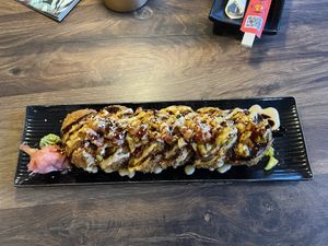 Crunchy Chicken Roll  at Vegan 87 in Berlin