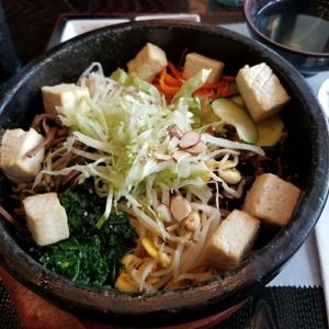 Hot stone bowl bibimbap. at Koriya in Springfield