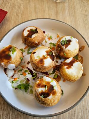 Dahi Puri at Dosa.com - The South Indian Restaurant in Dusseldorf