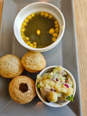 Pani Puri at Dosa.com - The South Indian Restaurant in Dusseldorf