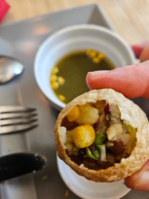 Pani Puri at Dosa.com - The South Indian Restaurant in Dusseldorf