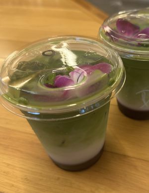 Blueberry matcha- best thing ever  at Deeply Coffee in Orlando