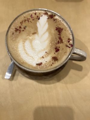 Rose Latte  at Le Bon Moment in Paris