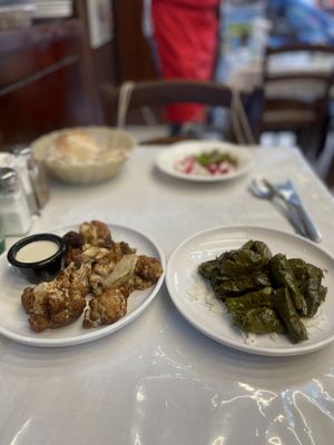 Fried Cauliflower with tahini sauce   at Le Chef in Beirut