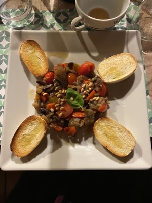 Caponata di verdure  at Chez Camille in Turin