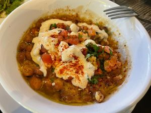 Foul Mudammas  at Omaya's Lebanese Cuisine in Santa Clarita