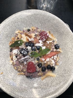 Vegan Bircher  at Tatler Lane by Sweetbrew in Launceston