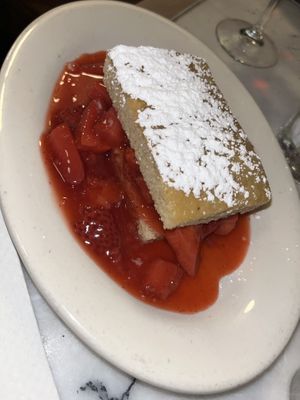 Strawberry shortcake  at Ollie's Pizza in High Falls