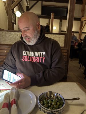 Marinated olives  at Ollie's Pizza in High Falls