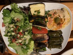 Vegetable kebab platter   at Green Lettuce USA in Greenville
