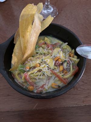 Ceviche vegano  at Montmartre in Cartagena