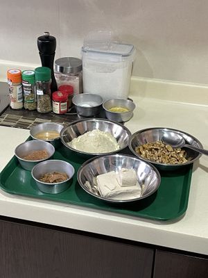 Ingredients  at Little Green Kitchen in East Singapore