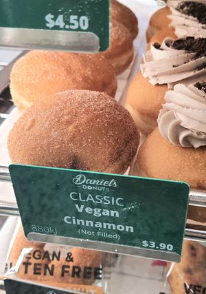 Vegan Cinnamon at MEL - Daniel's Donuts - T4 & T1 in Melbourne