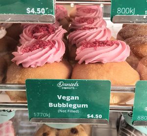 Vegan Bubblegum at MEL - Daniel's Donuts - T4 & T1 in Melbourne