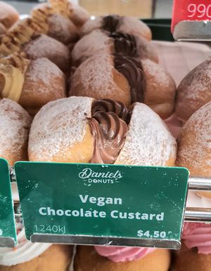 Vegan Chocolate Custard at MEL - Daniel's Donuts - T4 & T1 in Melbourne
