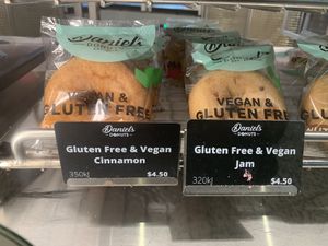 New vegan and gluten free donuts. Tastes ok but terrible texture    at MEL - Daniel's Donuts - T4 & T1 in Melbourne