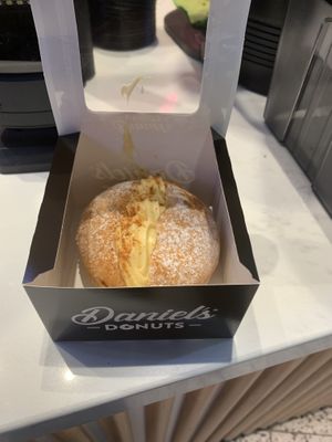 Apple and custard, my fave    at MEL - Daniel's Donuts - T4 & T1 in Melbourne
