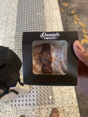 Chocolate custardd #Veganuary at MEL - Daniel's Donuts - T4 & T1 in Melbourne