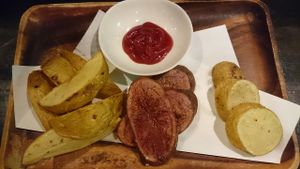 Amazing chips, made from a variety of Hokkaido potatoes. at Iki Laboratory in Sapporo