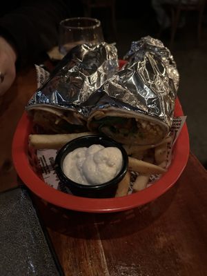 Vegan Bean Burrito (Grande)  at Milbri in Rosebud